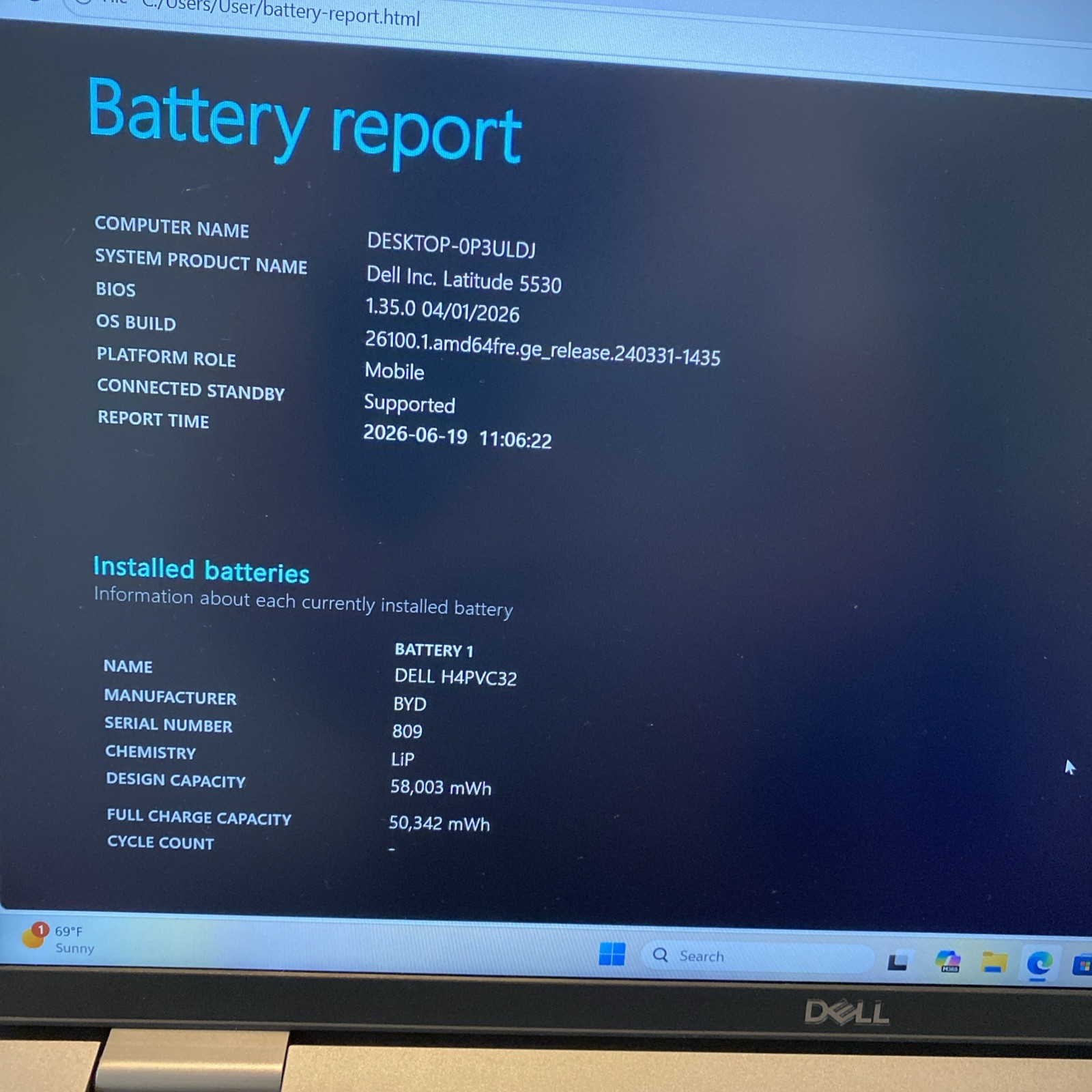Dell Latitude 5530 Intel Core i5 1235U 16GB RAM 256GB NVMe Windows 11 Pro