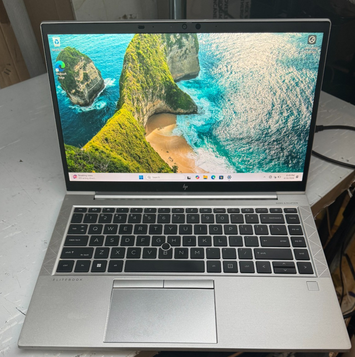HP EliteBook 840 G8 Core I7-1185G7 500GB SSD 32GB RAM 3.00GHz Laptop *Read #5193