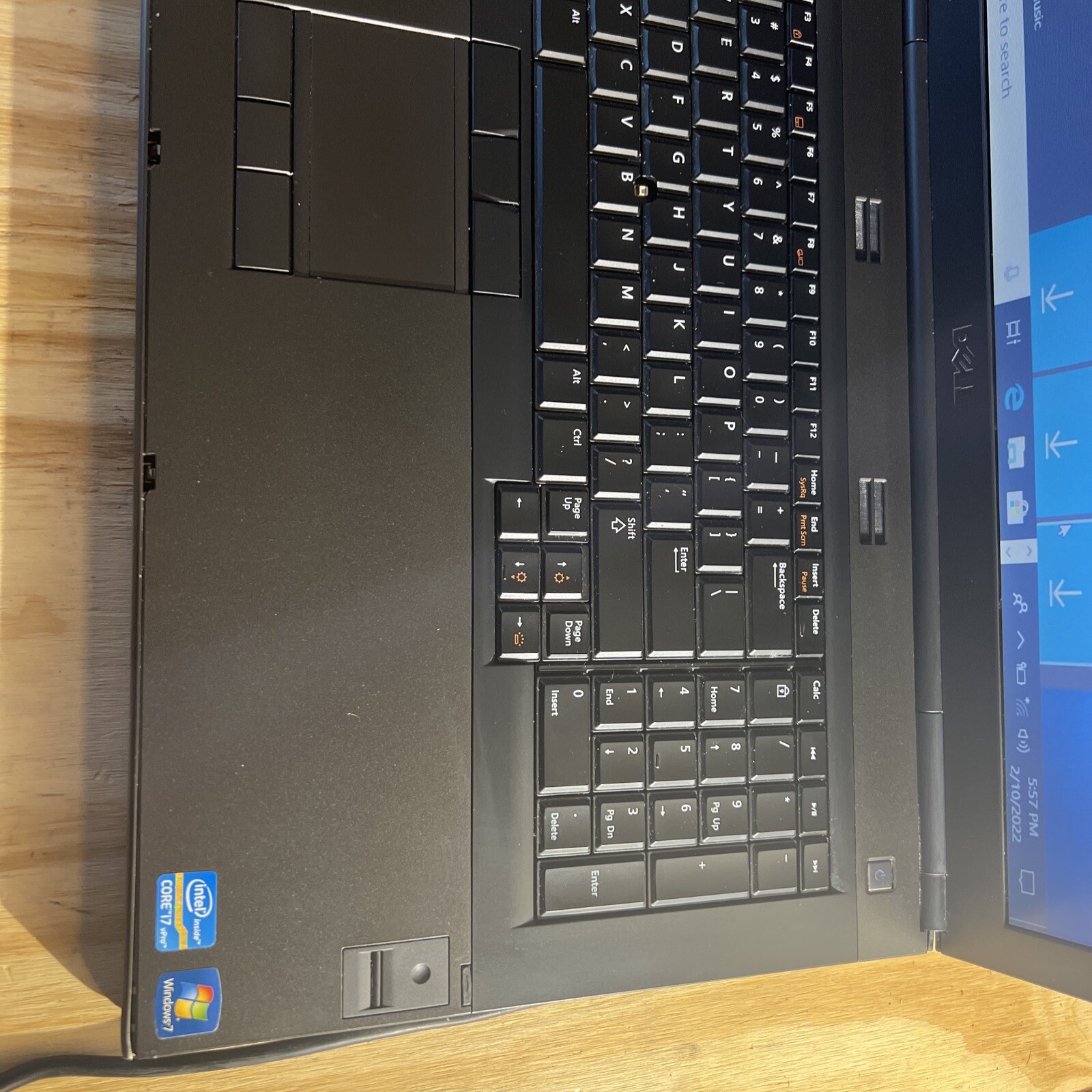Dell precision M6600 Core i7 2760QM @ 2.40GHz 8GB RAM 256GB SSD