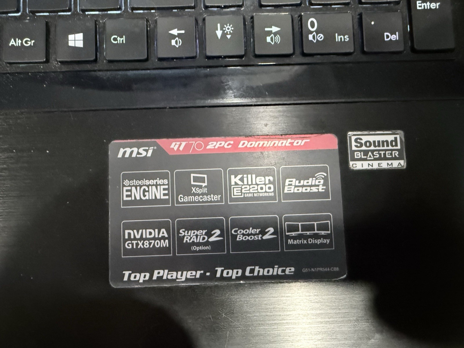 MSI GT70 2PC Dominator Gaming Laptop i7-4810MQ 32GB NVIDIA GTX 870M 17.3″ Win10