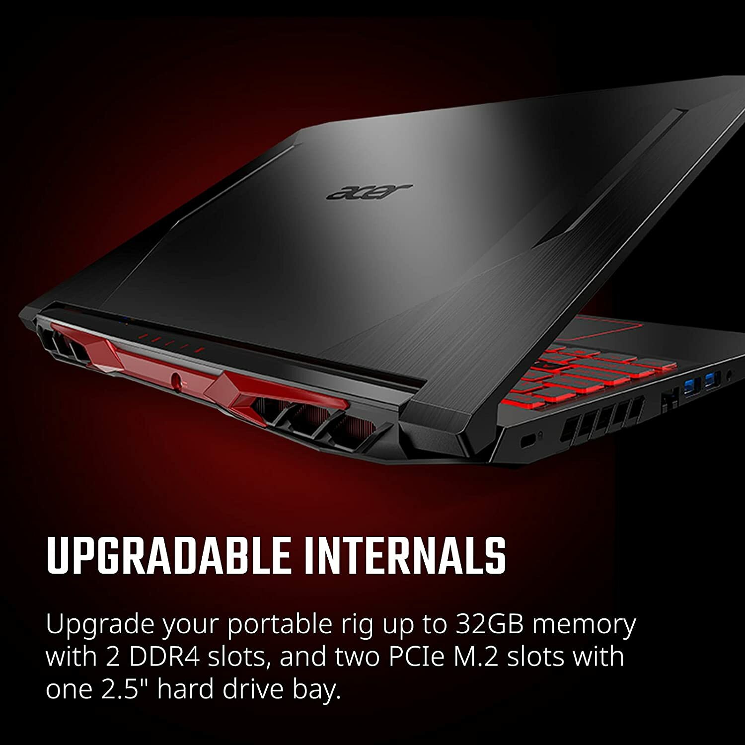 New Acer Nitro AN515-55-53E5 15.6″ 144Hz IPS (i5, 32G, 1TB, RTX 3050) Backlit