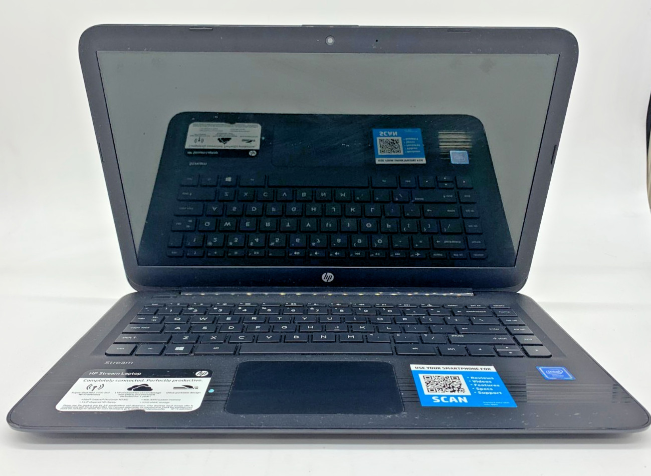 HP Stream 14 Celeron N3060 14” 1.60GHz 32GB SSD 4GB DDR4 BLACK /Laptop FAIR