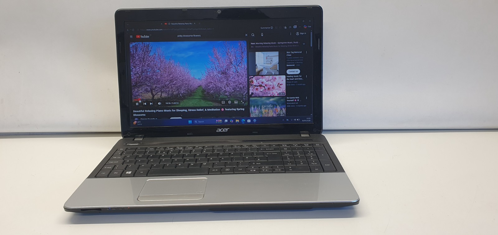 ACER TRAVELMATE P253 LAPTOP 2ND GEN i3-2348M 15.5″ 8GB 240GB SSD HDMI WIN11-85