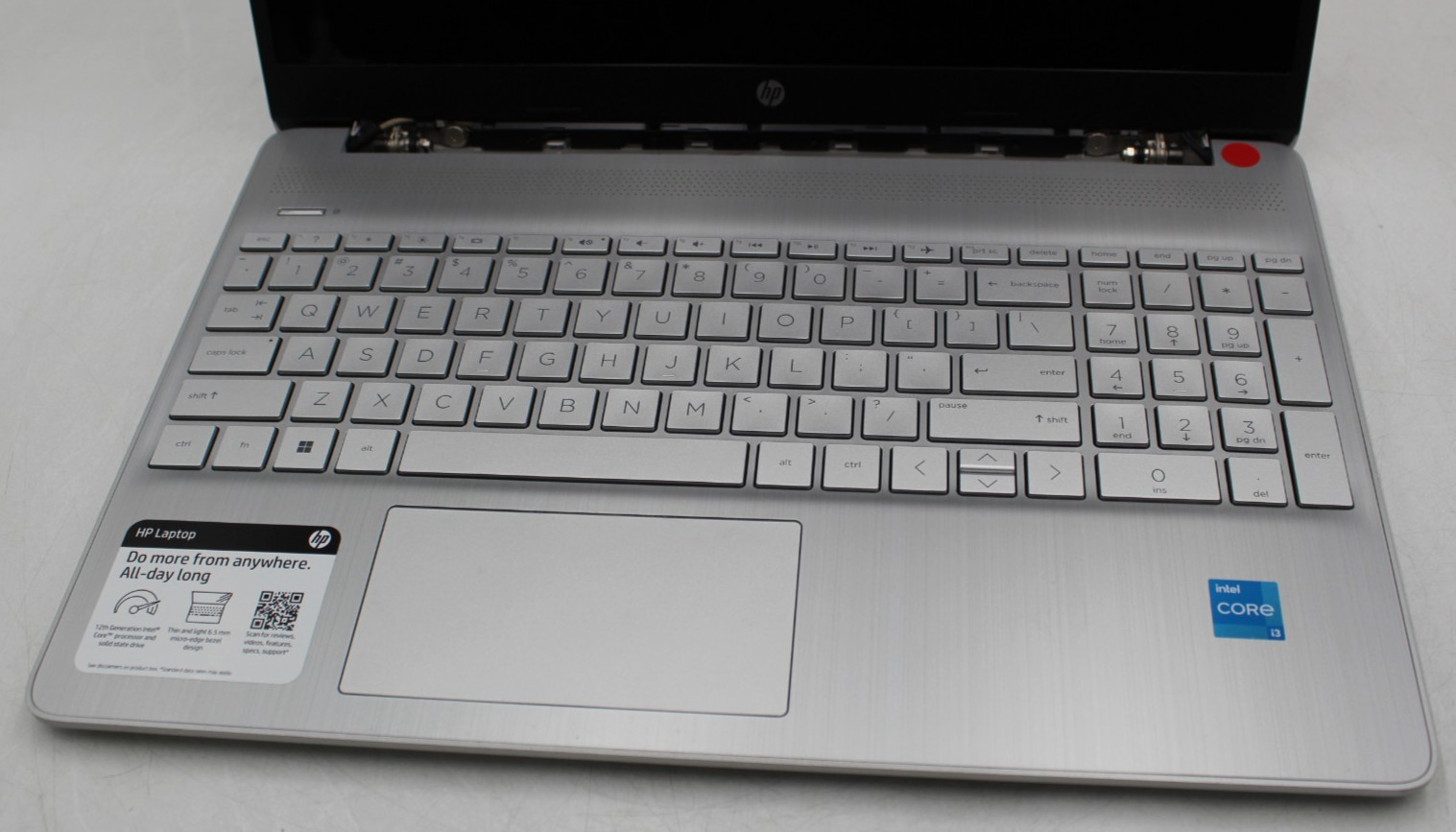 HP Laptop 15 15.6in 256 GB SSD 8 GB RAM i3-1215U 30 day warranty No OS