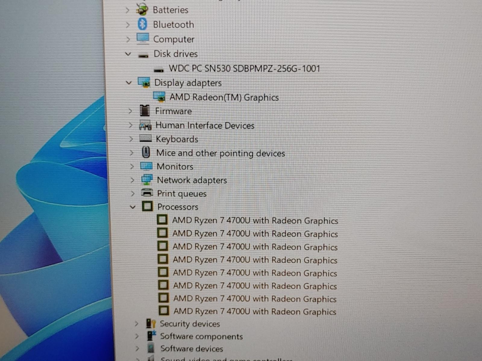 Lenovo ThinkPad E15 Gen 2 15.6″ AMD Ryzen 7 4700U 12GB 256GB Win11Pro *NO A/C*