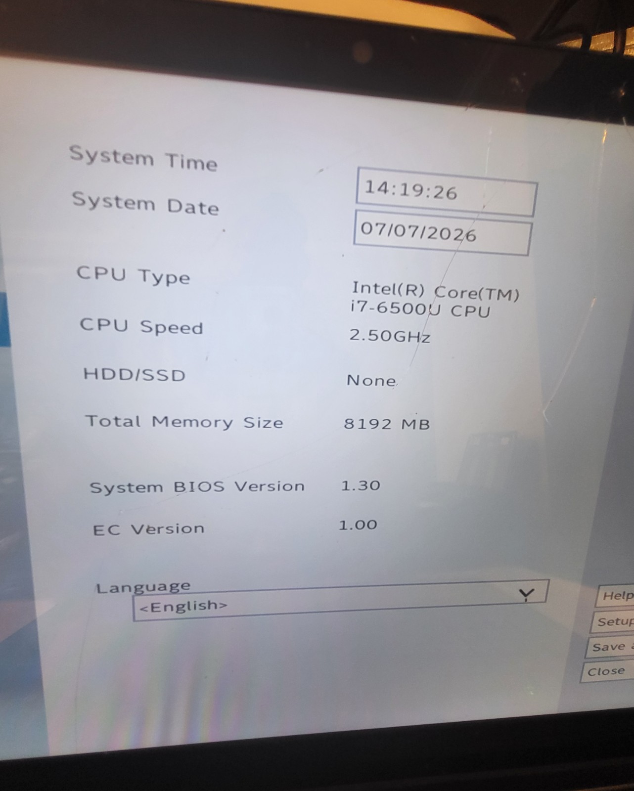 Toshiba Satellite Radius P55W-C5321-4K 15.6″ 4K i7-6500U 8GB RAM No SSD 070701