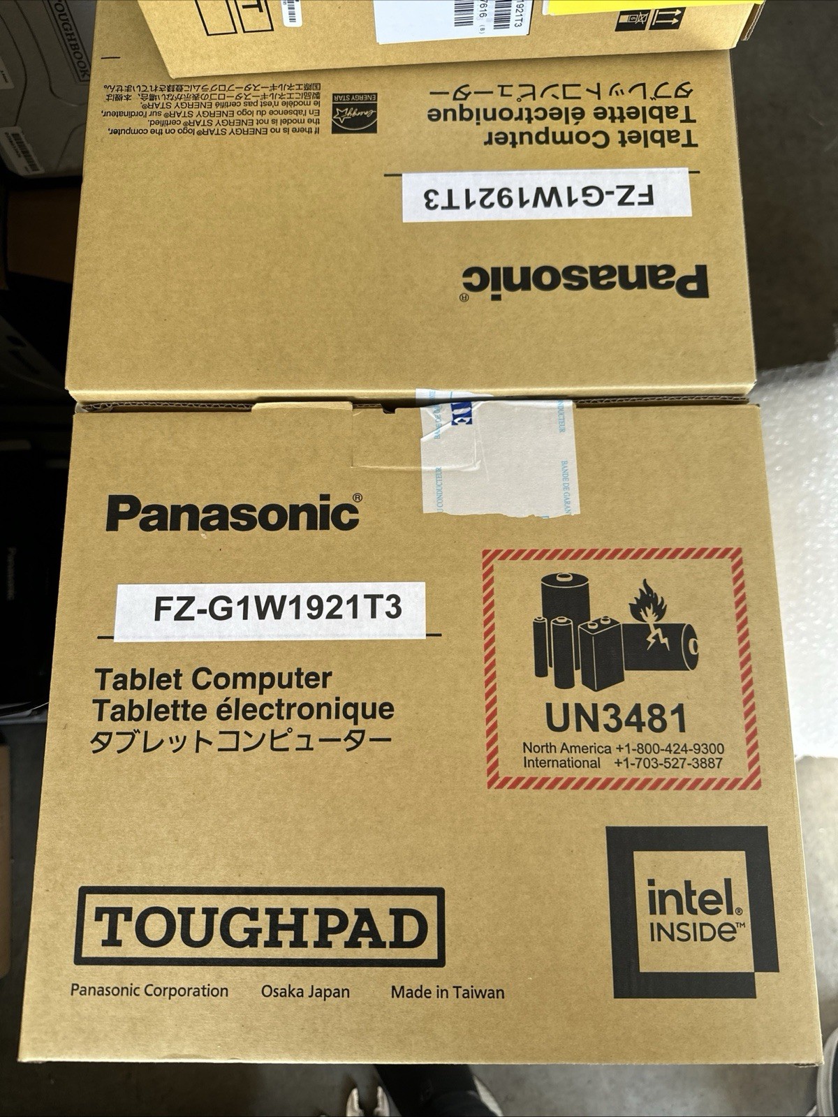 PANASONIC TOUGHPAD FZ-G1 MK5 7th 8GB Diagnostic Tablet Win 11 Barcode Reader 256