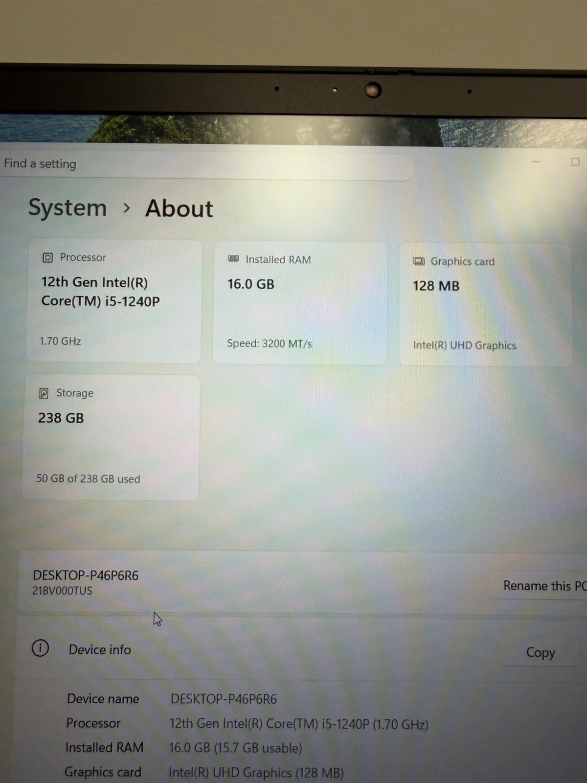 Lenovo ThinkPad T16 Gen 1 | i5-1240P | 16GB RAM | 256GB SSD | Win 11 Pro