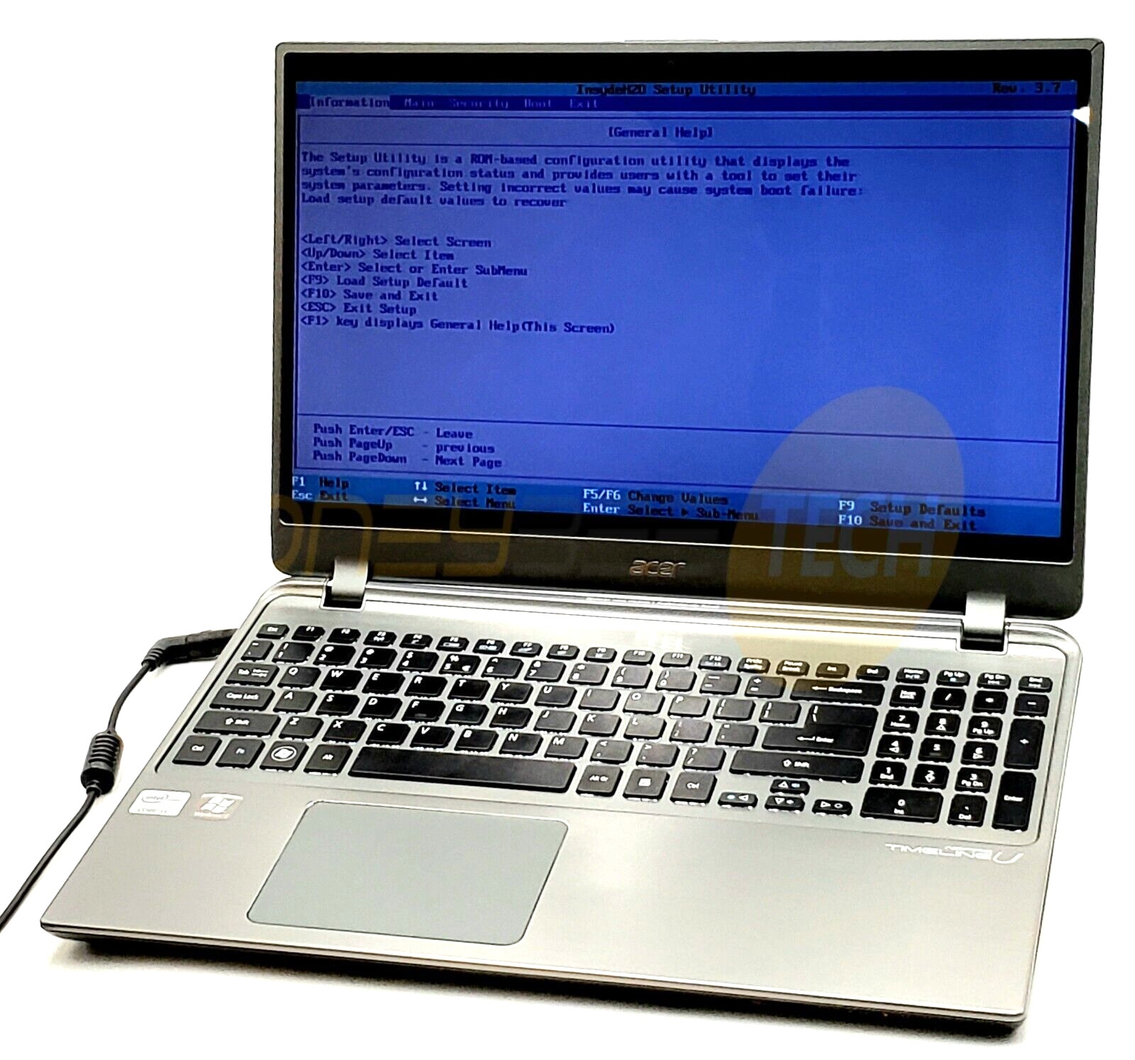 ACER ASPIRE M5-581T-6490 INTEL 15.6″ i5-3317U 1.7GHZ 6GB RAM LAPTOP NO HD NO OS