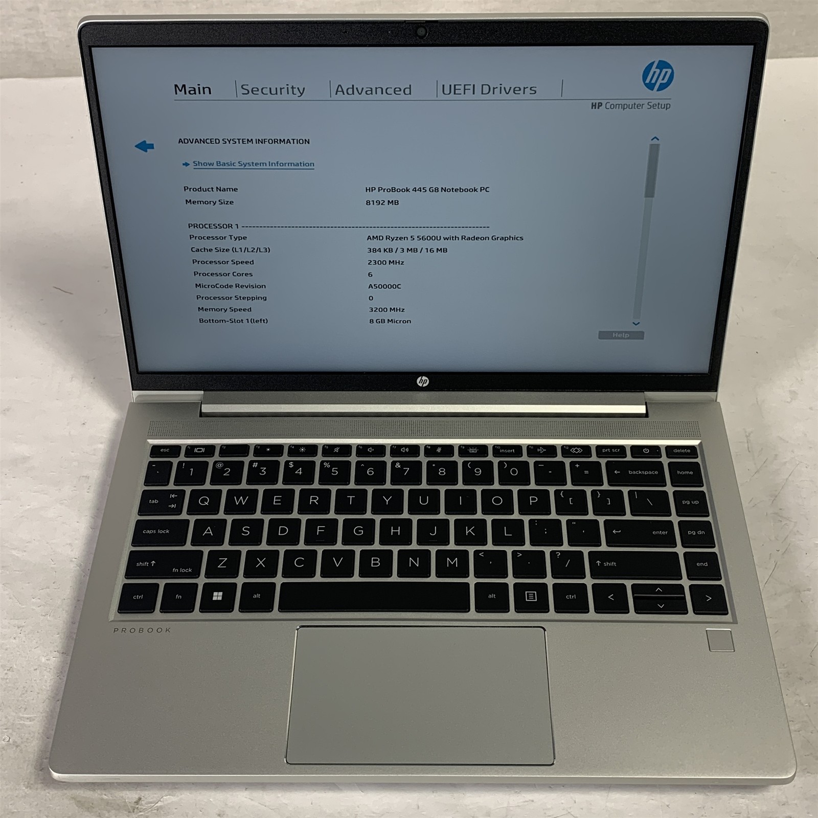 HP ProBook 445 G8 14″ Laptop Ryzen 5 5600U 2.3GHz 8GB – NO DRIVE