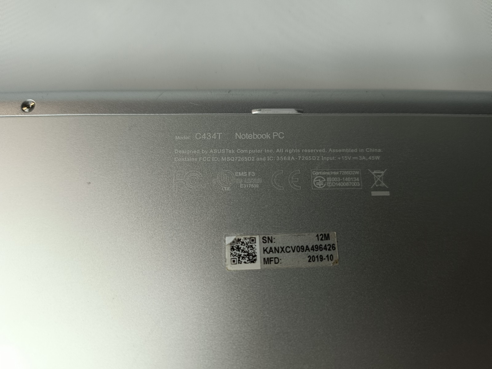 ASUS Chromebook Flip C434T 14″ Intel M3-8100Y