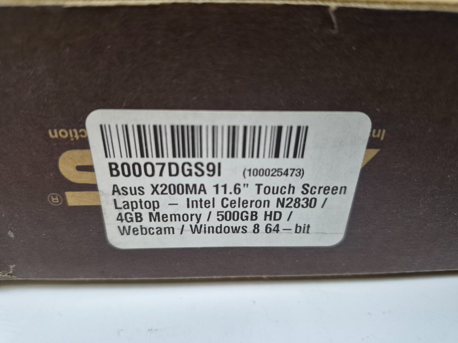 Asus X200M Intel Celeron N2830 4 GB 500GB HDD