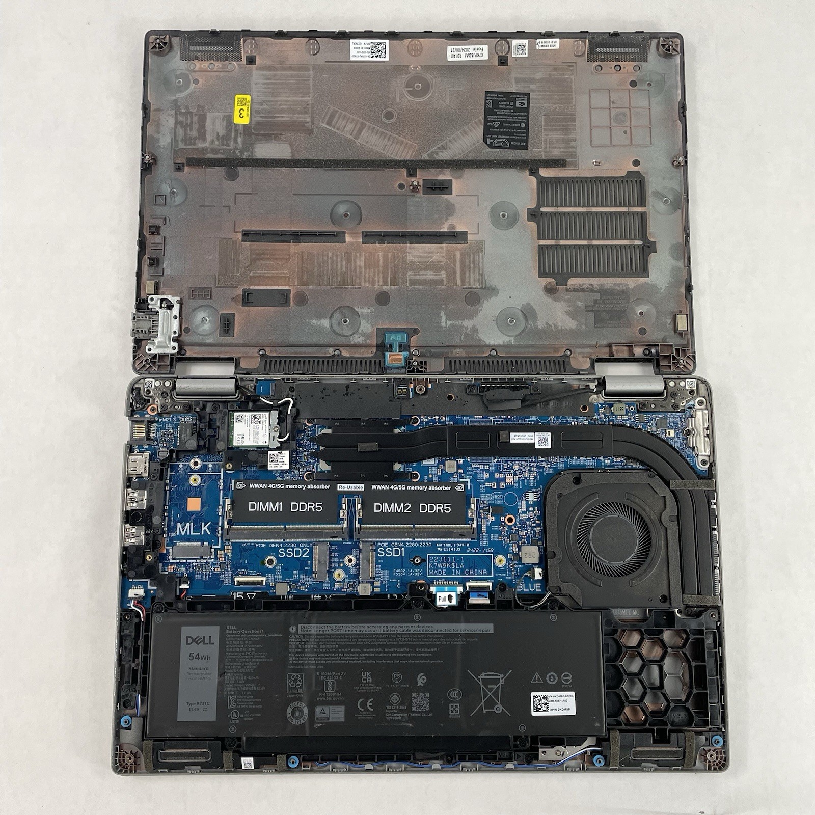 Dell Latitude 5550 15.6″ Ultra 7 155U 2.10 GHz No SSD/OS/AC/RAM – READ