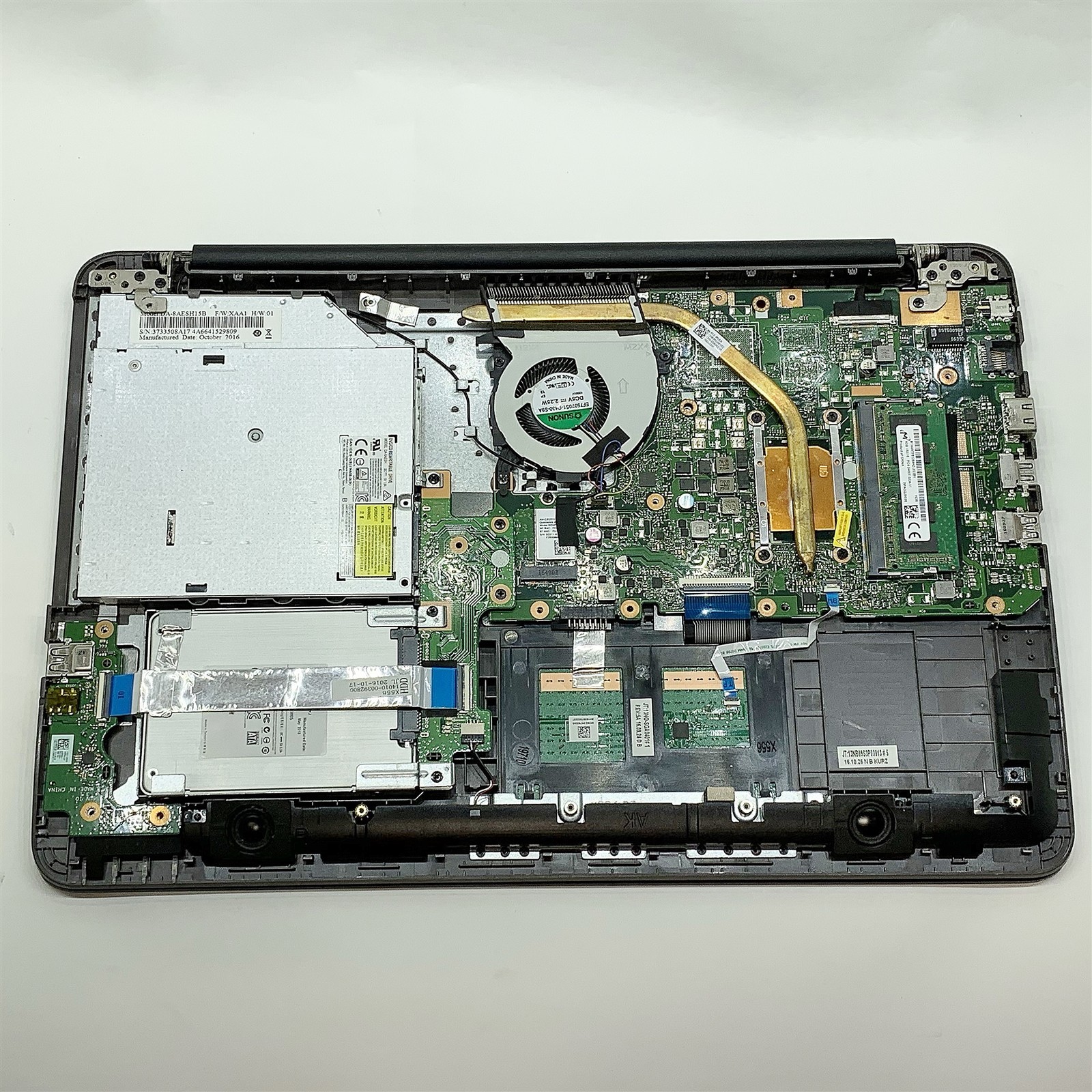 ASUS F556U Laptop i5 7200U 2.50GHZ 15.6″ FHD 8GB 128GB SSD NO BATT Windows 11