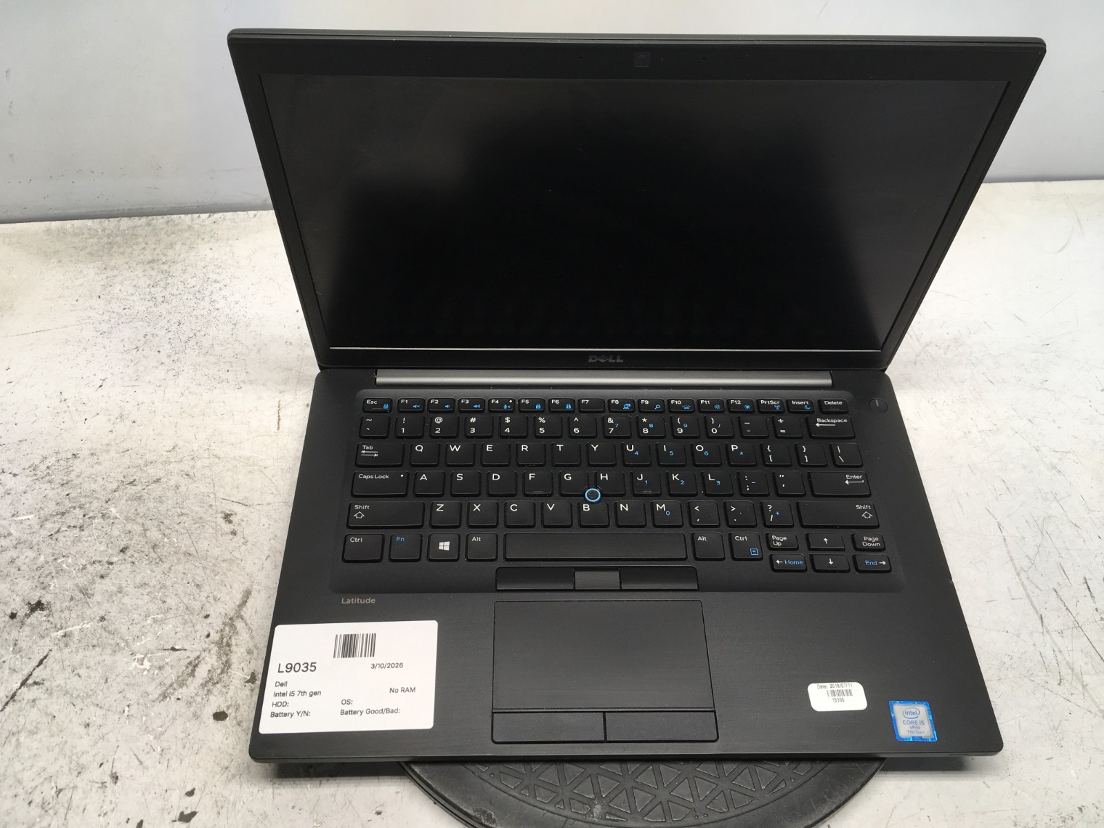 Dell Latitude 7480 Intel i5 7th Gen No RAM NO HDD