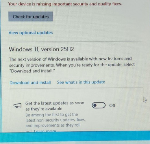 Lenovo Ideapad 330 15igm laptop notebook windows 10 windows 11 upgrade showing