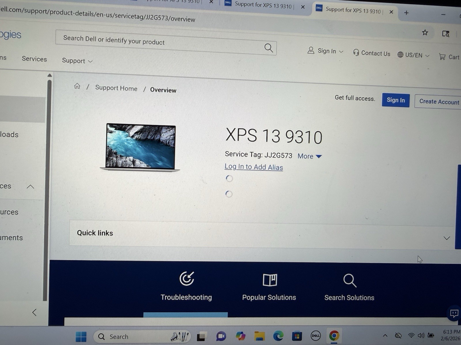 Dell XPS 13 9310 (2-in-1) FHD+ TOUCH i5-1135G7 2.40GHz 16GB 512GB SSD