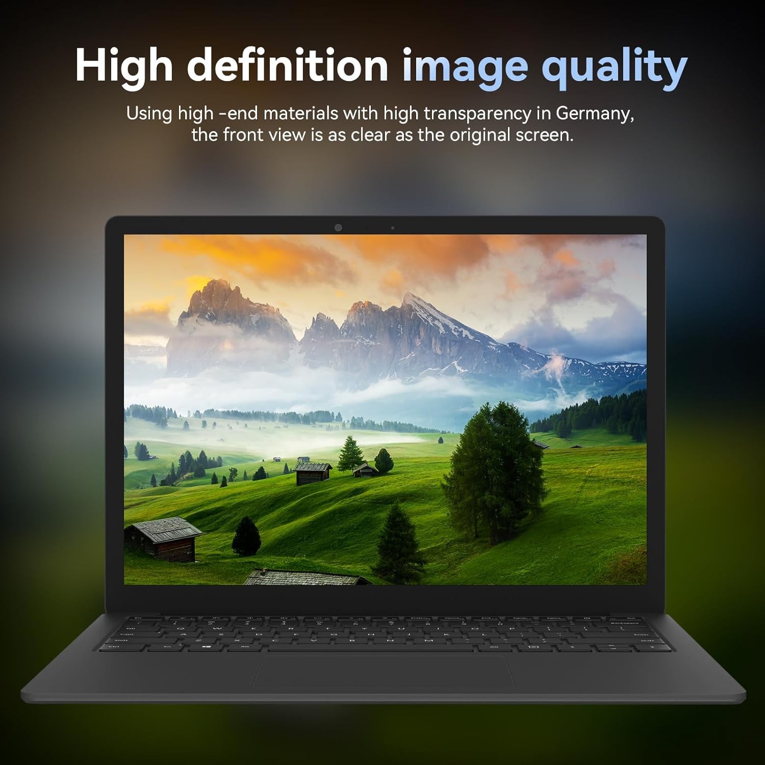 360° Laptop Privacy Screen 16 Inch for 16:10 Computer, 16″ Monitor Anti Glare Fi