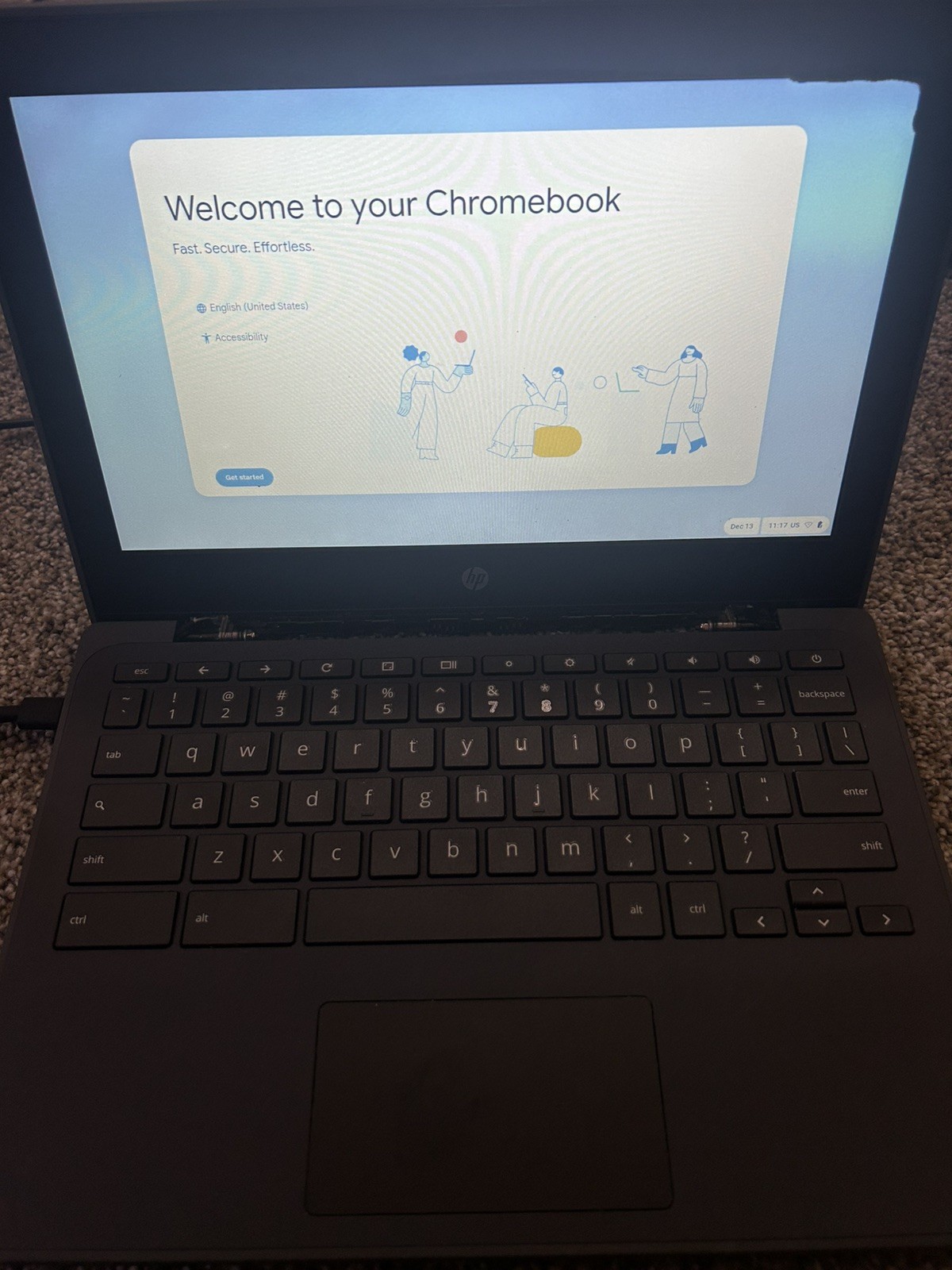 Lot of 5 HP Chromebook 11A G8 EE Enterprise Enrolled Some Parts Only All Charge