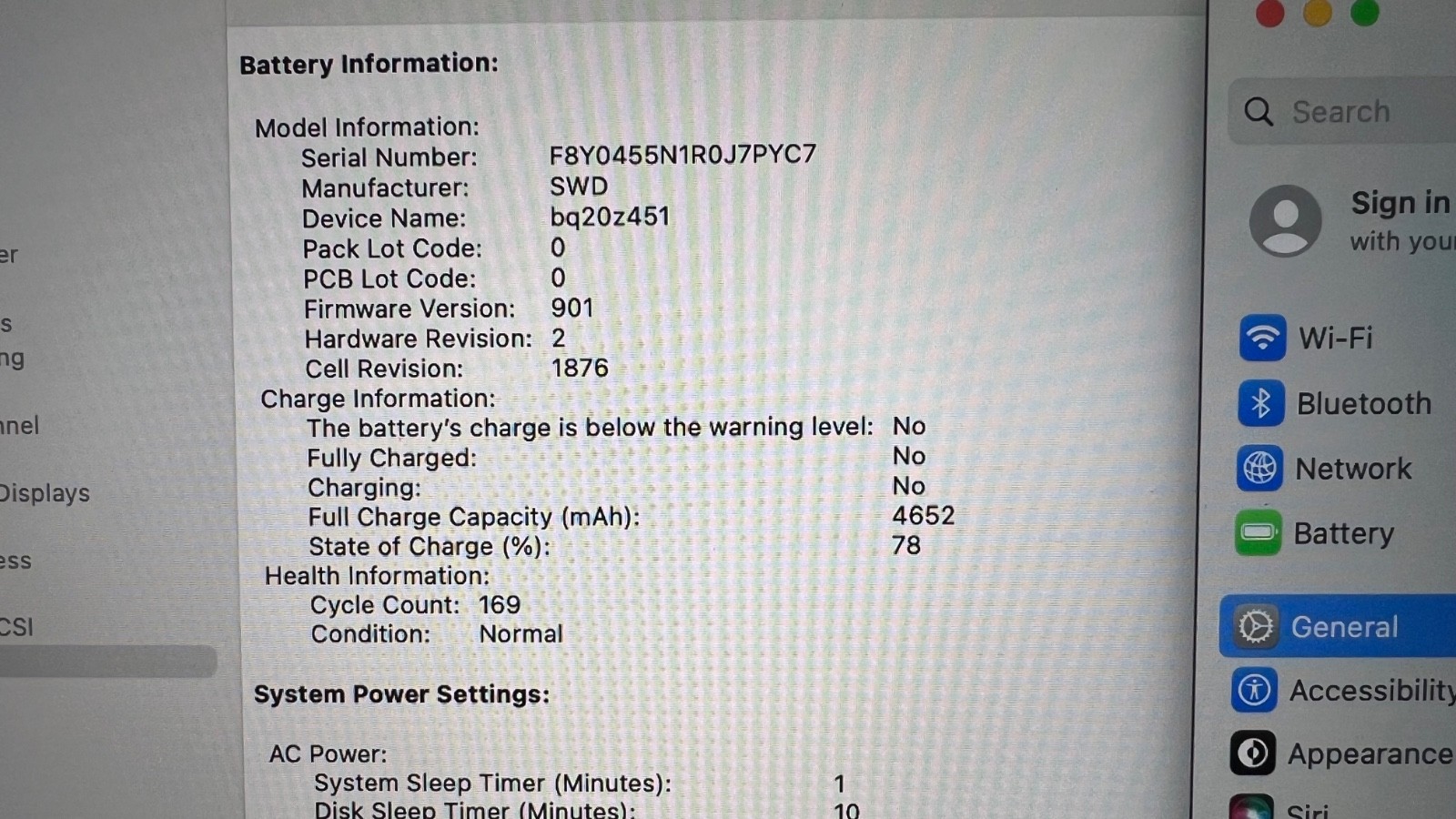 APPLE MacBook Pro 2018 Core i7 2.7 13″ 16GB RAM 2TB A1989 170 Battery Cycles!
