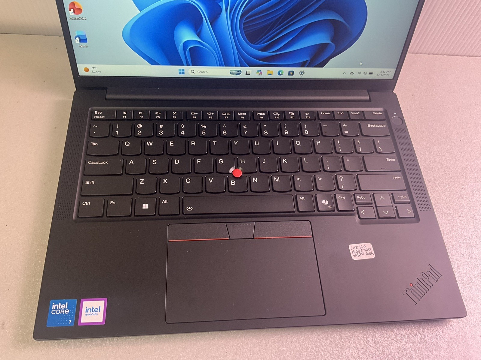 Lenovo Thinkpad E14 Gen 7 Touch Core 7 240H 16GB Ram 512GB SSD Windows 11 Pro