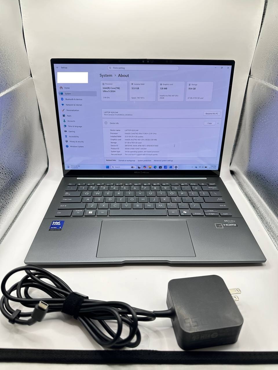 ASUS ZenBook 14″ OLED Touch UX3405 – Ultra 9 285H/ 32GB RAM/ 1TB SSD **GOOD**
