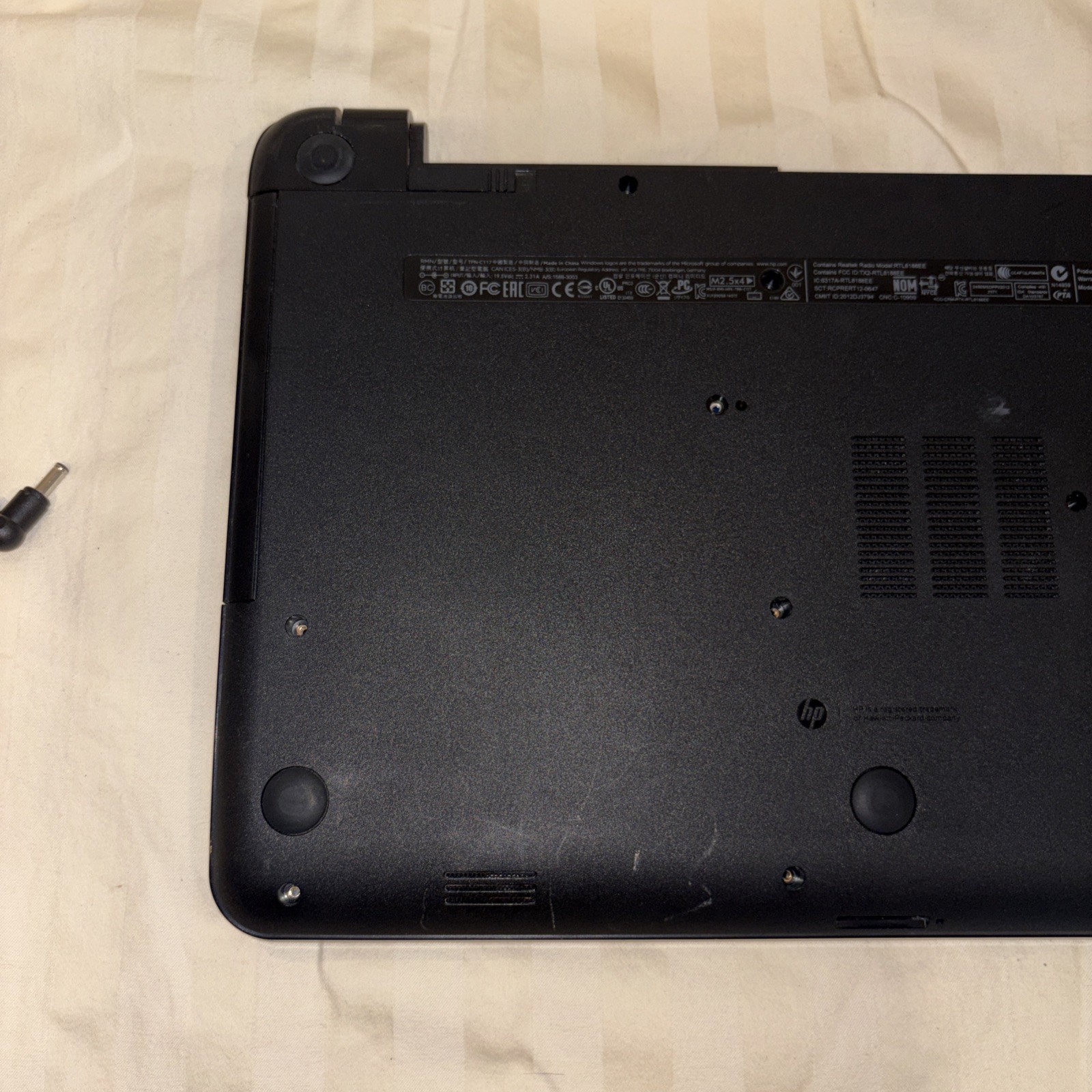 HP 15-r132wm 15.6″ Laptop Pentium N3540 2.16GHz 4GB Ram, No hdd, Boots to BIOS