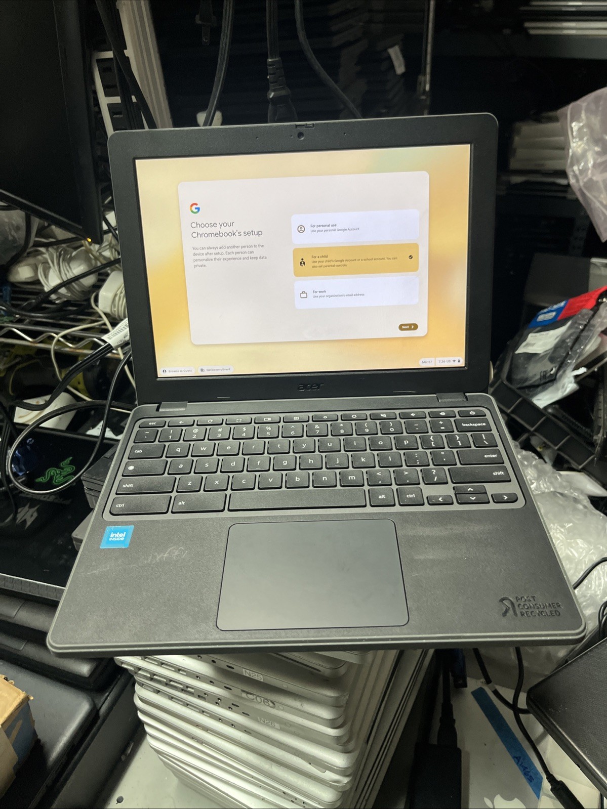 Acer Vero 712 – 12″ Chromebook 4GB RAM 32GB CV872-C26T Tested Working