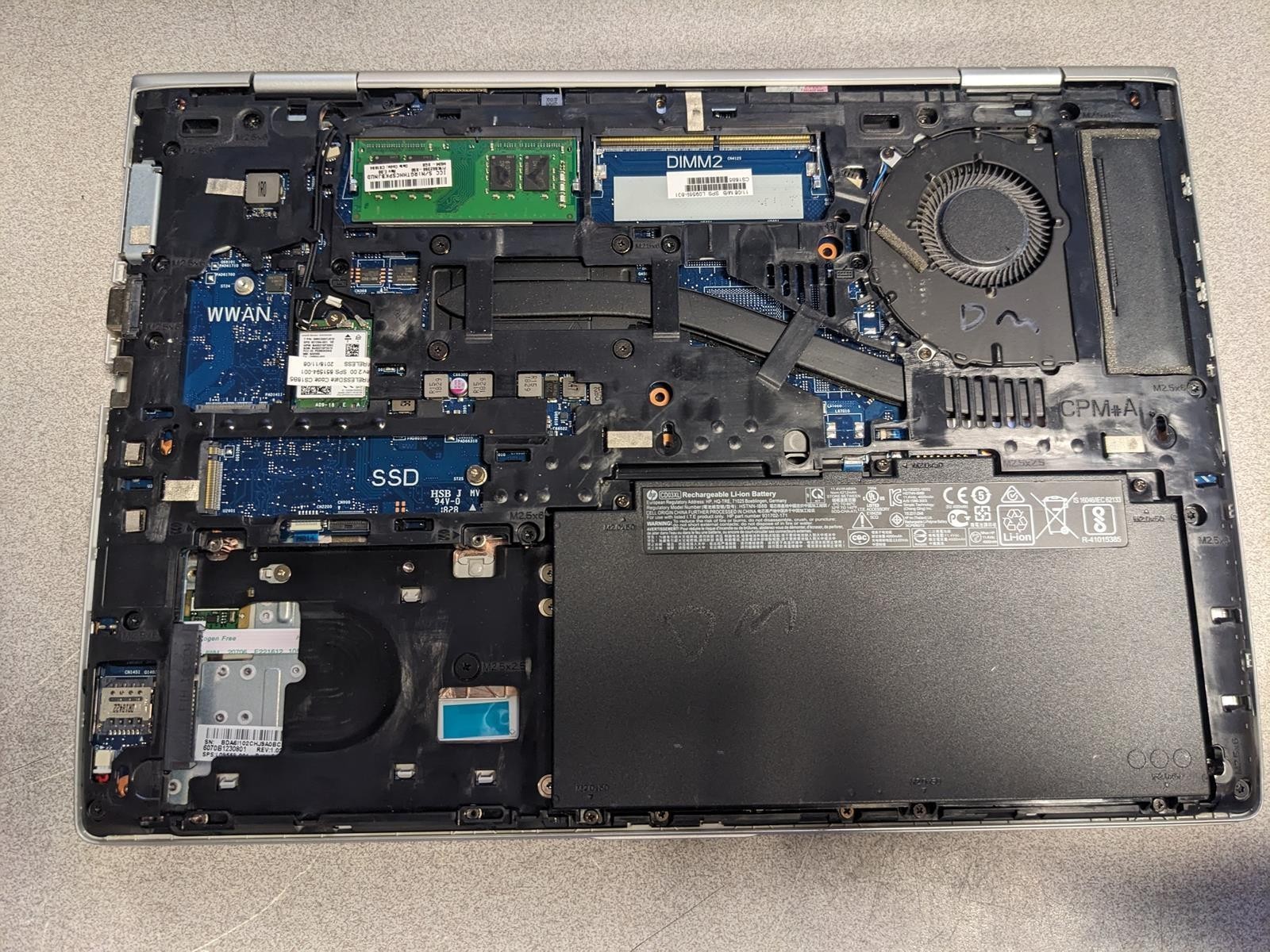 HP PROBOOK 640 G4 i5-8350U @ 1.7GHz, 8GB RAM, NO HDD/OS