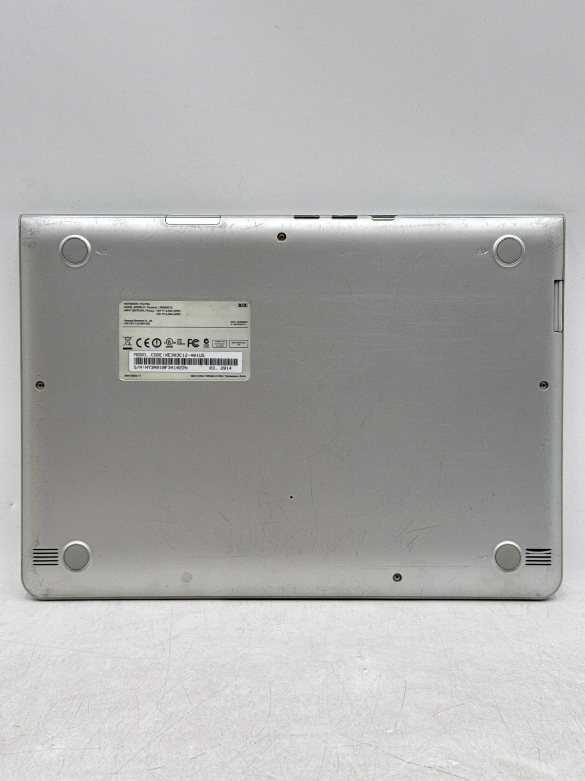 Samsung Chromebook XE303C12 11.6″ Notebook – No Power