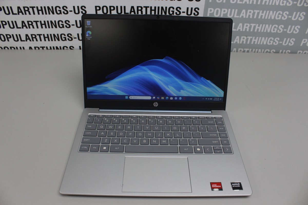 HP 14-em0002wm 14″ (128GB, AMD Athlon 7120U, 4GB) Laptop (C31034406)