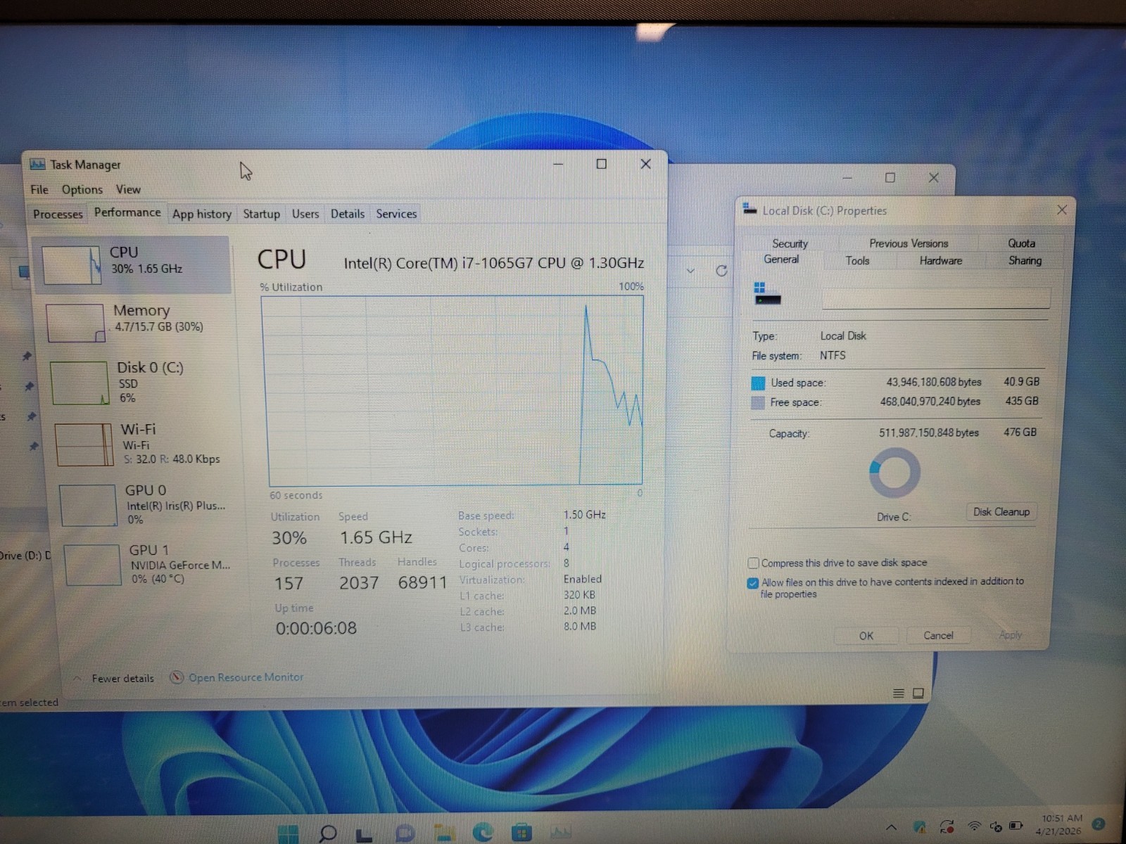 Hp laptop 17t-by300 17.3″ i7-1065G7 16gb ram 512gb ssd charger READ 5CG0503FH9