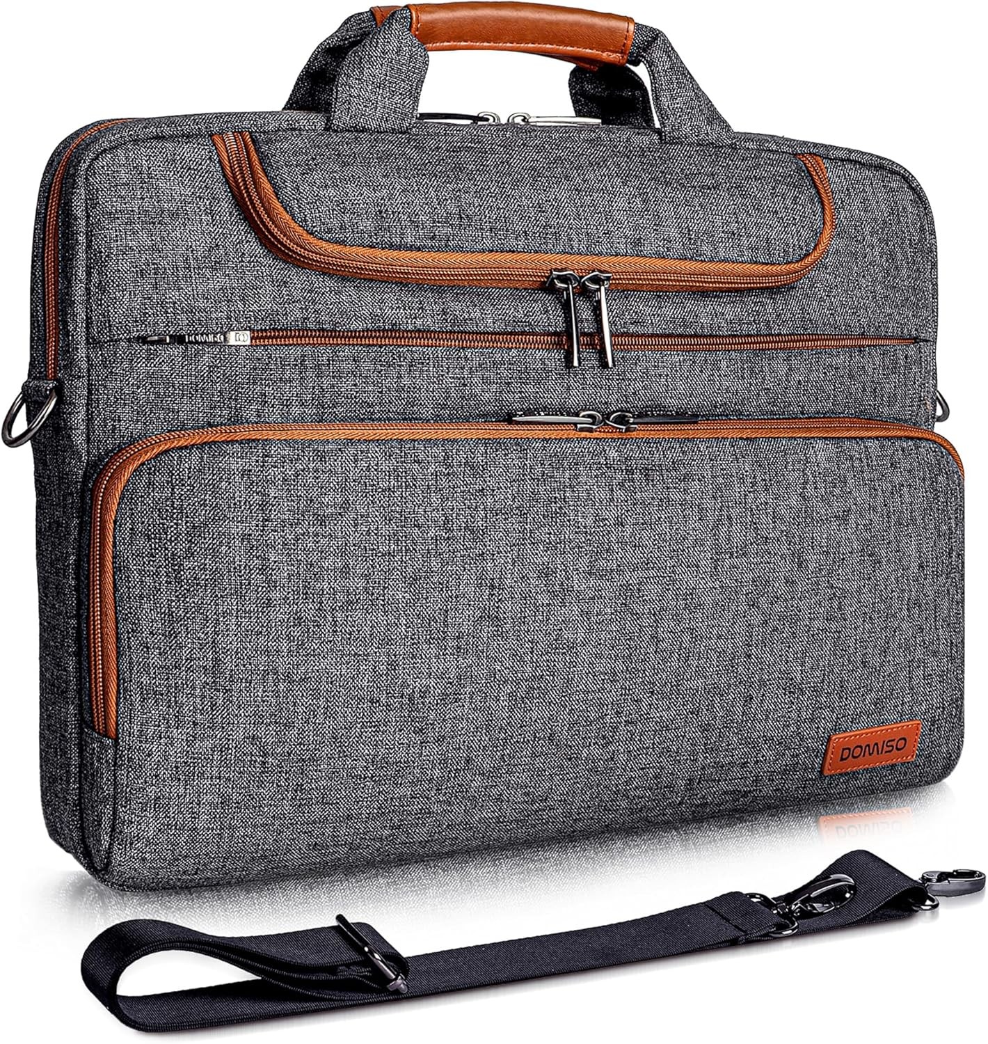 14 Inch Laptop Bag, Waterproof Business Briefcase for Macbook Pro Air/Lenovo Ide