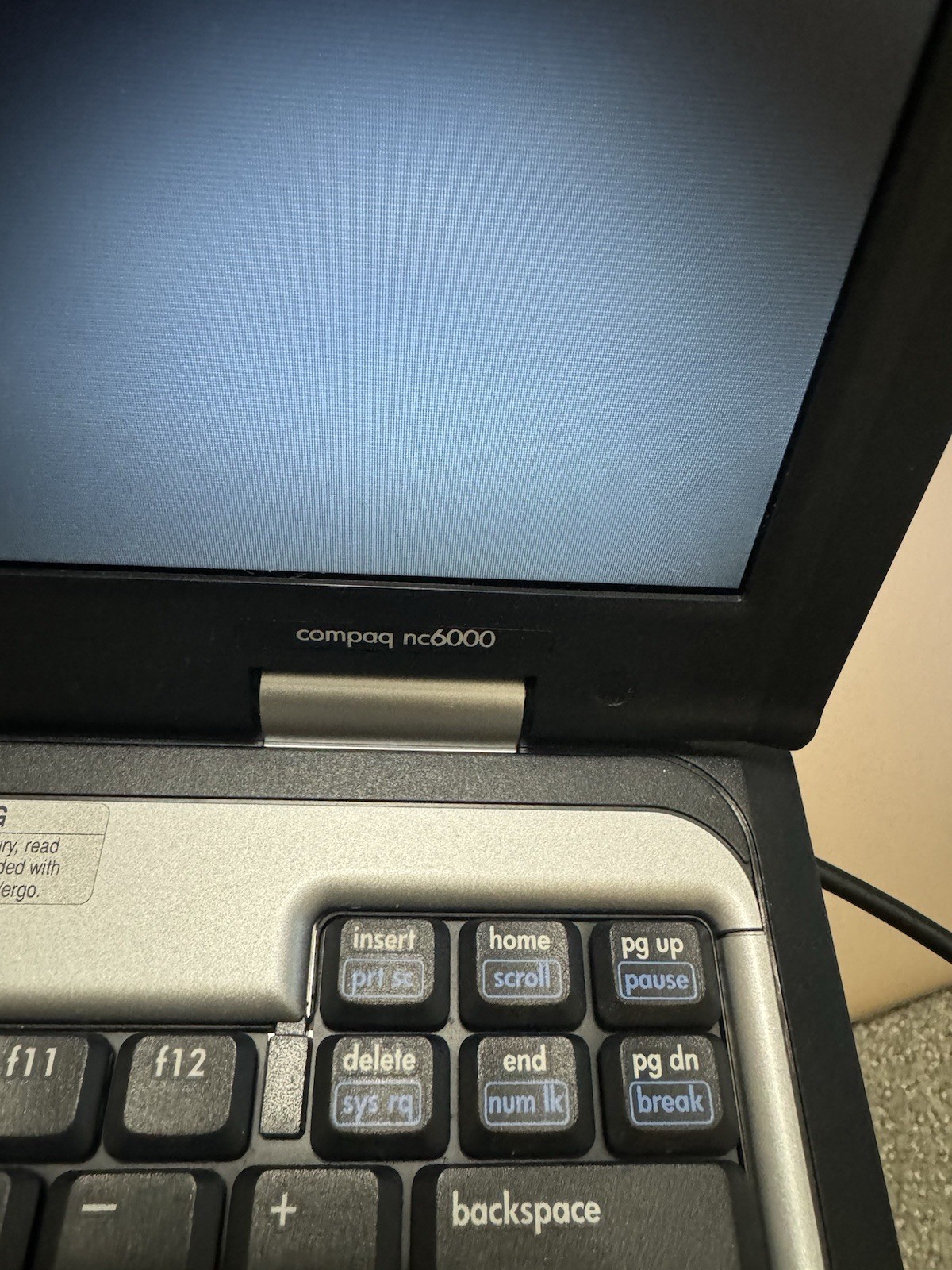 Vintage HP Compaq NC 6000 Business Laptop
