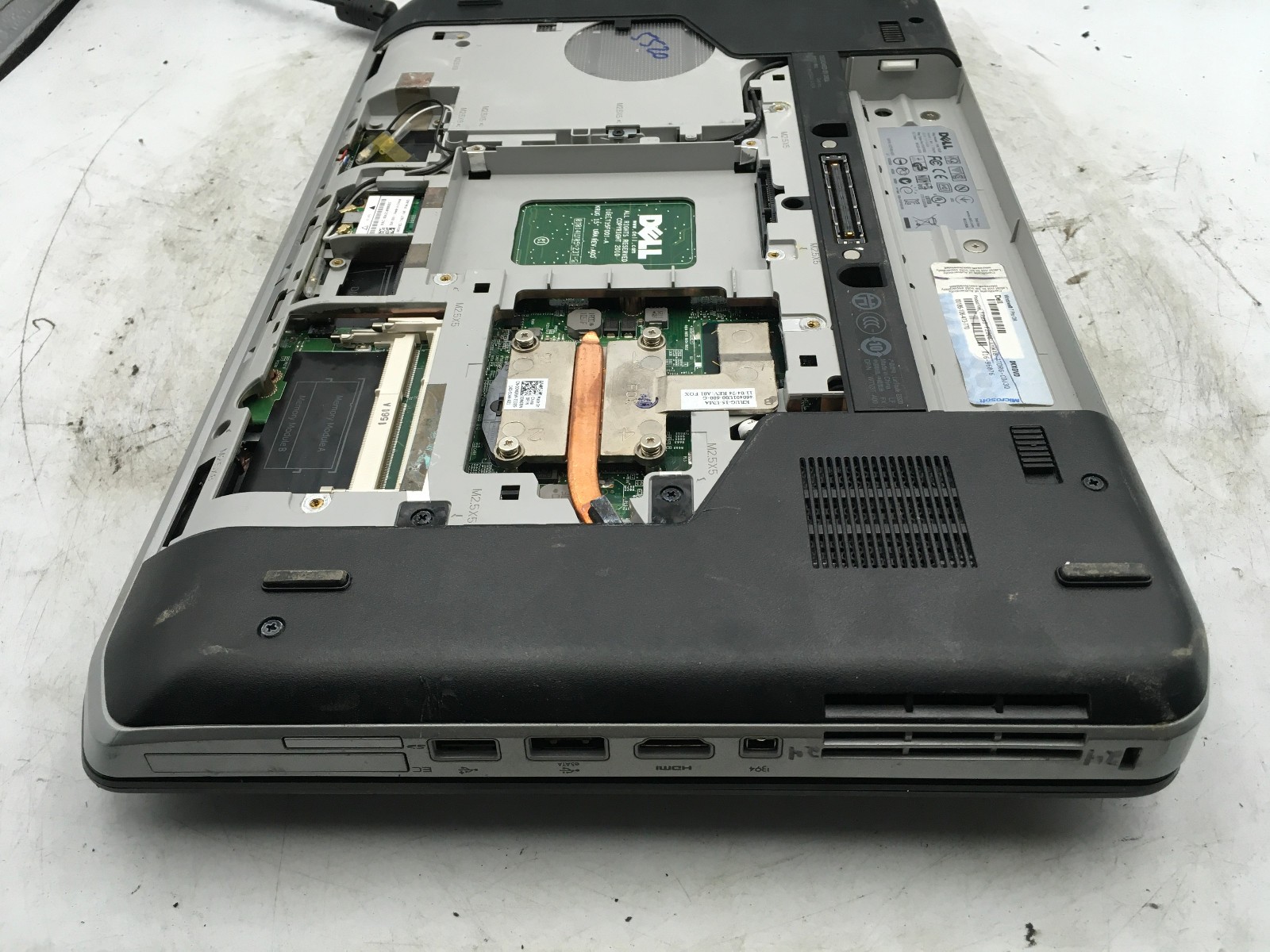 DELL LATITUDE E5520 – BOOTS TO BIOS – INTEL I5 2540 – NO RAM – READ DESCRIP -BB