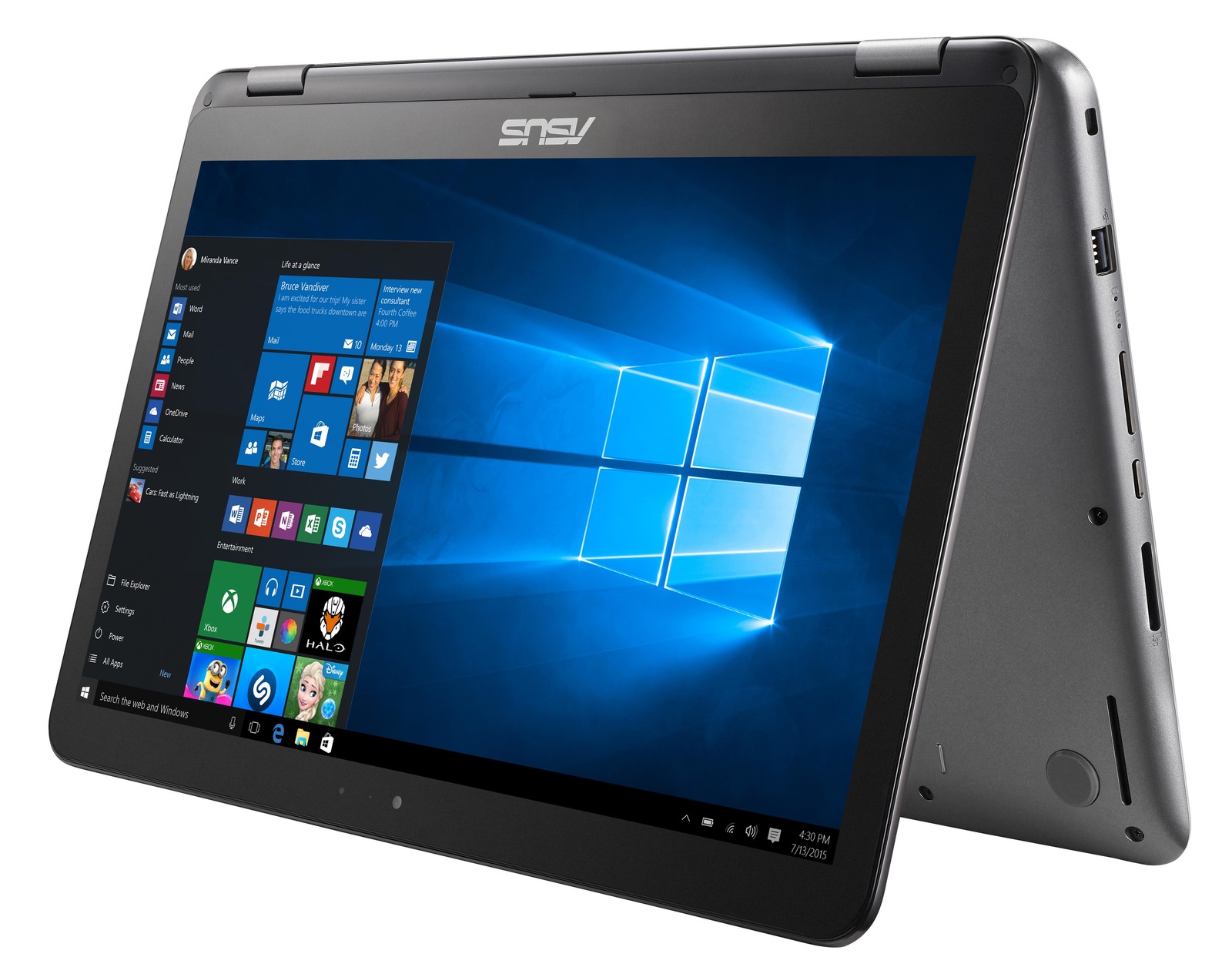 Asus Vivobook Flip 15 TP501UQK i7-7500U 2.70GHz 12GB RAM 1TB HDD NVIDIA 940MX