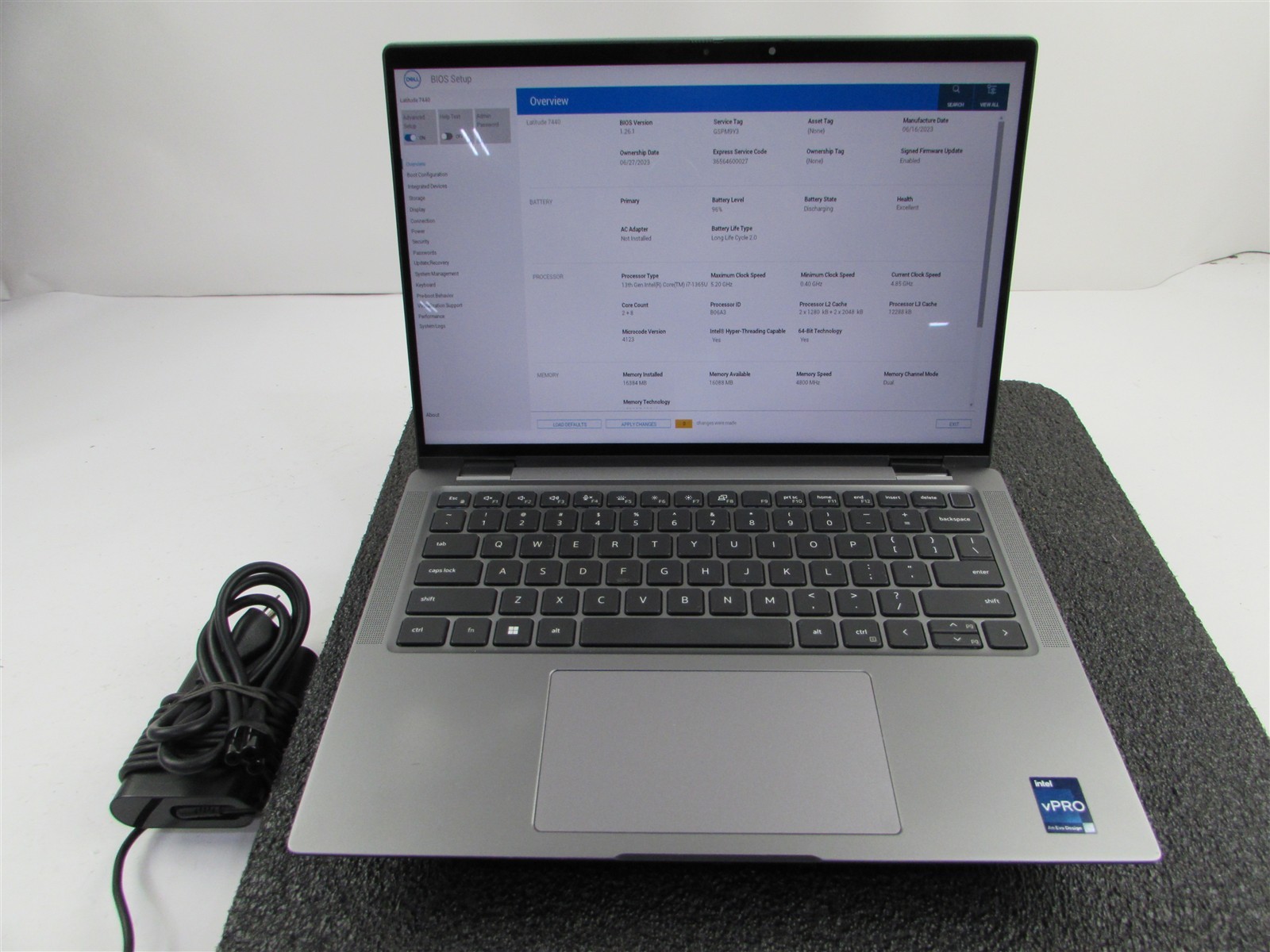 DELL LATITUDE 7440 (Convertible/2 in 1) COREI5-1345U 512GB SSD 16GB RAM NO O.S