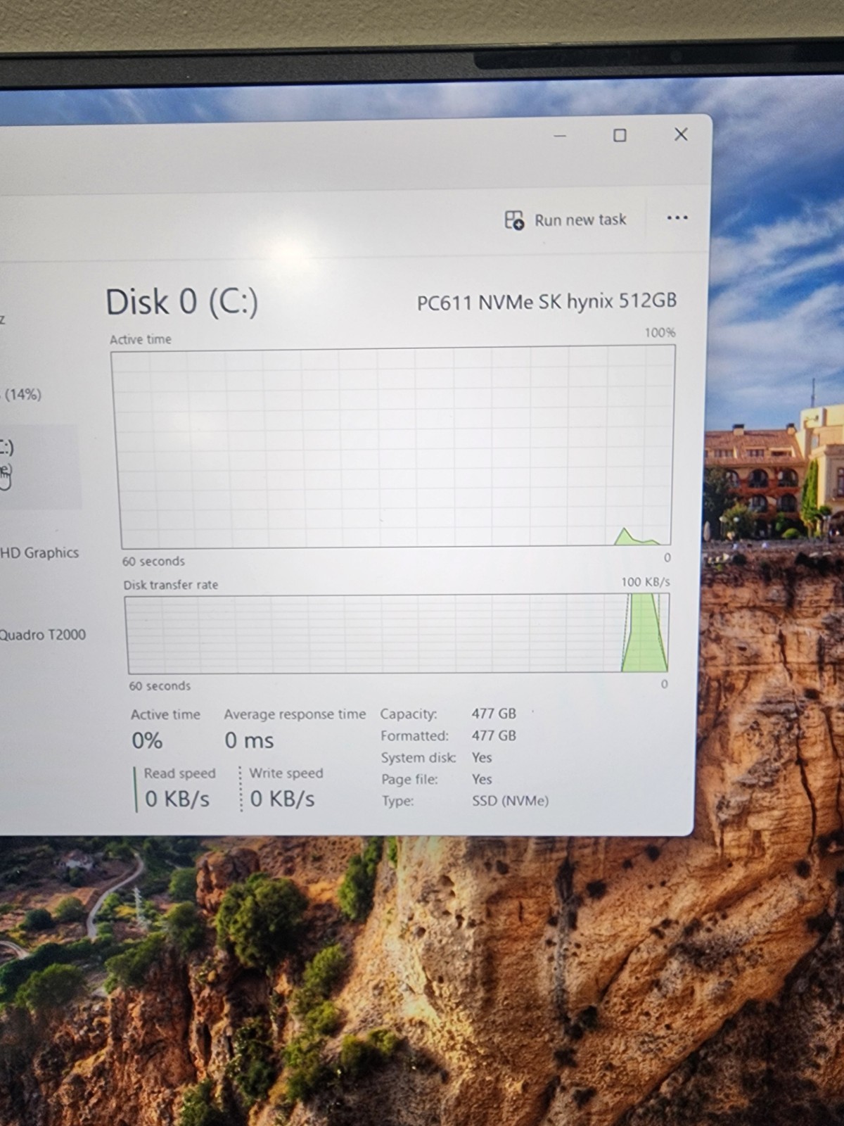 C Dell Precision 5750 i7-10750H – 32GB Ram – 512GB SSD – T2000 – NO AC SEE PICS