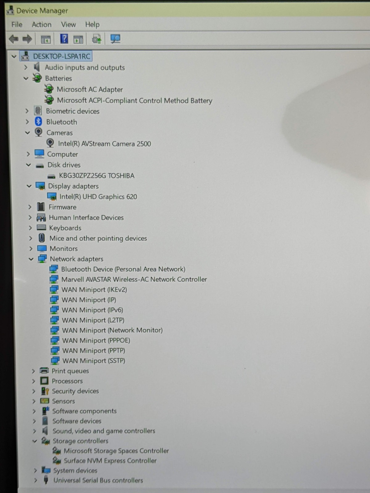 MS Surface Pro 6 1796 12.3″ 2736×1824 TOUCH i7-8650U 1.9GHz 8GB 256GB SSD AS-IS