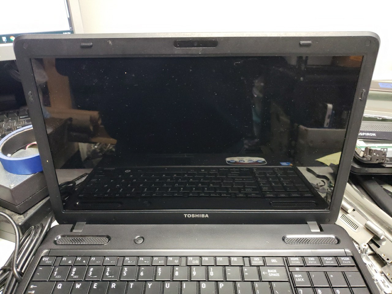 TOSHIBA SATELLITE C655 S5128 BOOTS TO BIOS INTEL I3 2 CORE 2GB RAM FREE SHIP