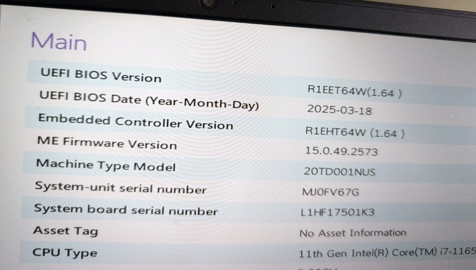 Lenovo ThinkPad E15 Gen 2, i7-1165G7, No RAM, NO HDD/OS, AC, Good Battery