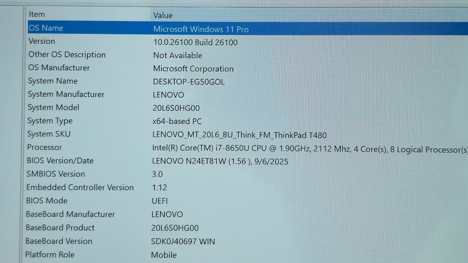 Lenovo ThinkPad T480 (i7-8th 32GB RAM 1TB SSD) 14″ Touch GeForce 2GB GPU