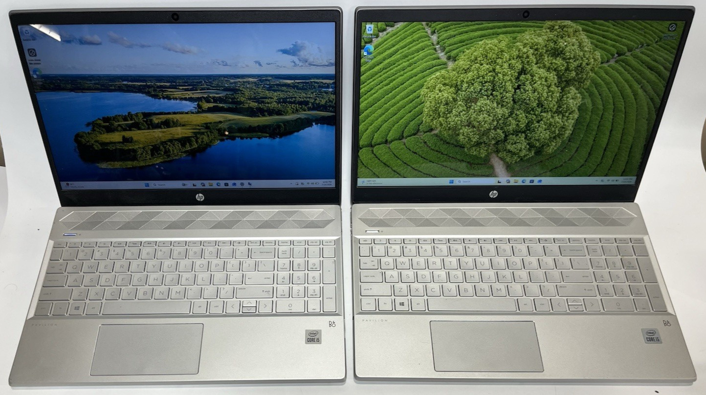 LOT OF 2 HP Pavilion 15-CS3153CL 15.6″ i5-1035G1 – 8GB – 256GB NVMe – W11P -READ