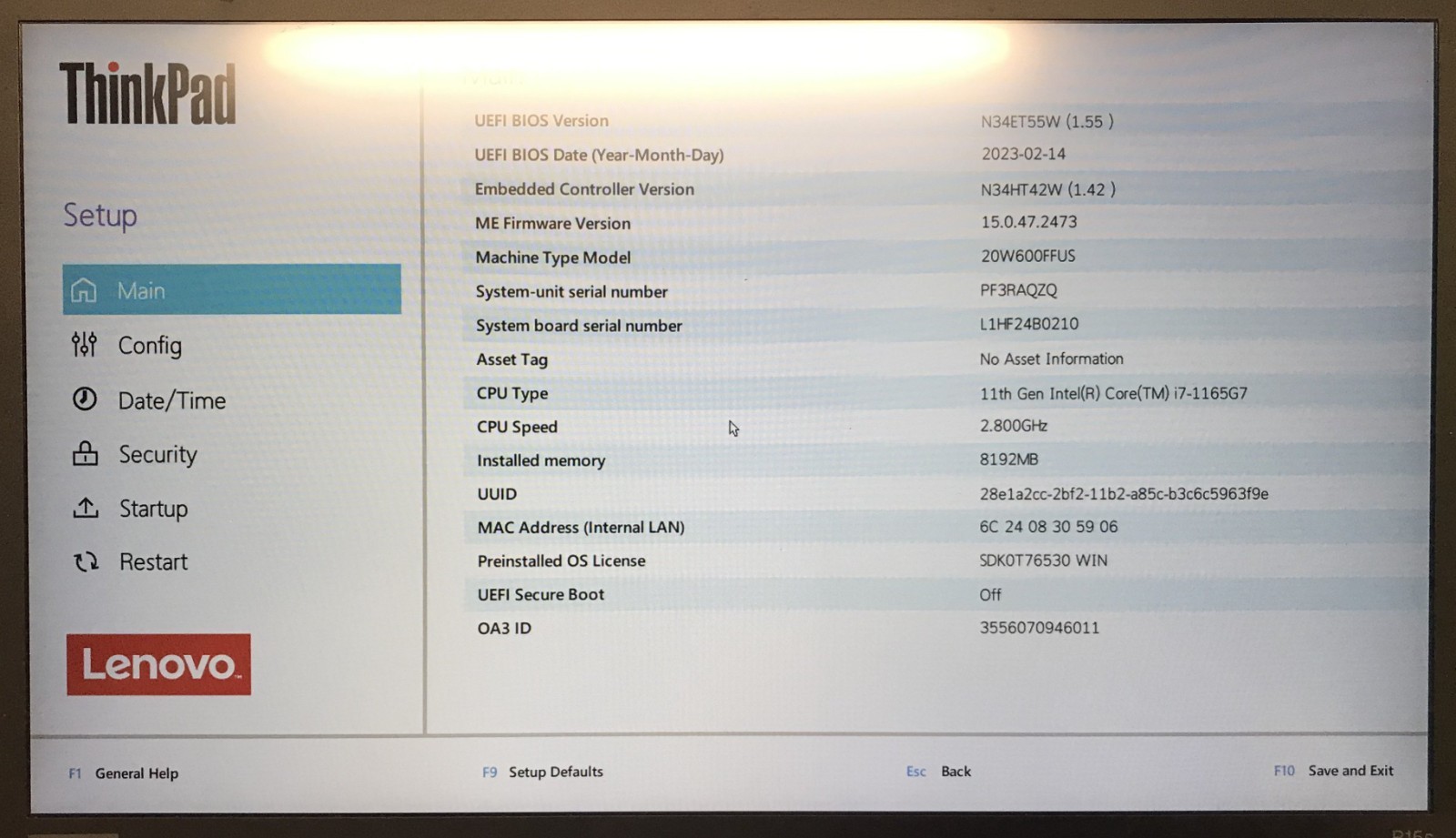 Lenovo ThinkPad P15s Gen 2i 15.6″ Laptop i7-1165G7 8GB RAM 512GB NVMe, As Is