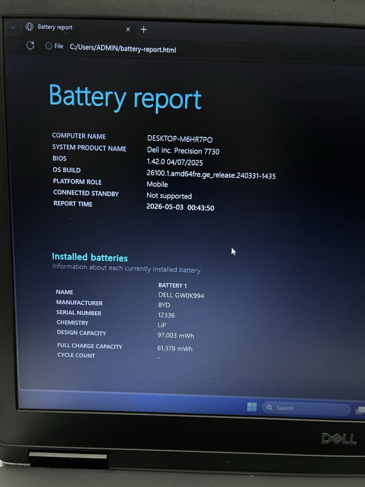 Dell Precision 7730 17.3″ Laptop i7-8750H 2.20GHz 32GB RAM 1TB SSD 8GB GPU
