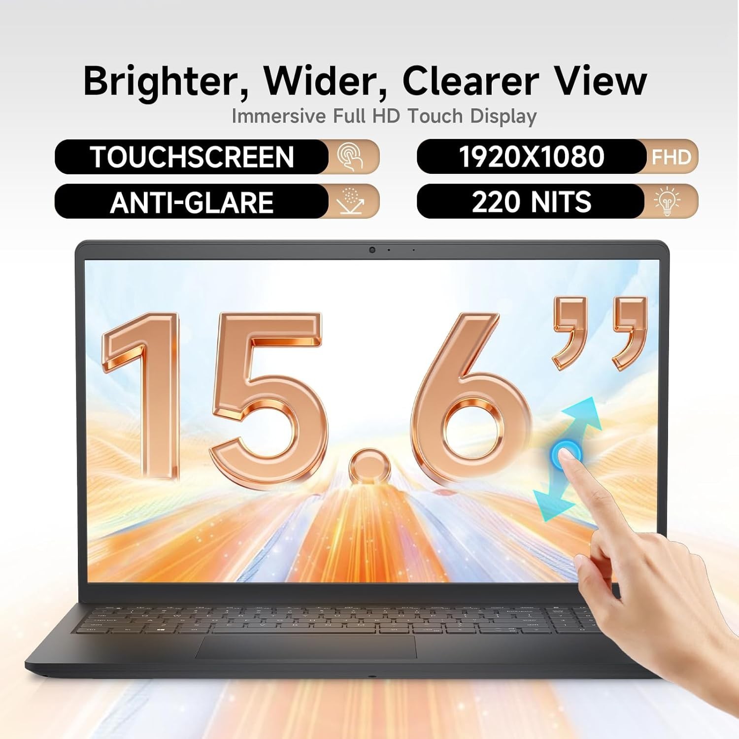 Dell 15.6″ Touchscreen Laptop DC15250, Intel Core i7-1355U, 32GB RAM 1TB SSD