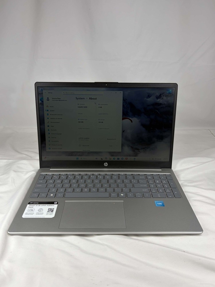 HP 15.6 inch HD Laptop, Intel Processor N200, 4GB RAM 128GB UFS SPB JA-368240