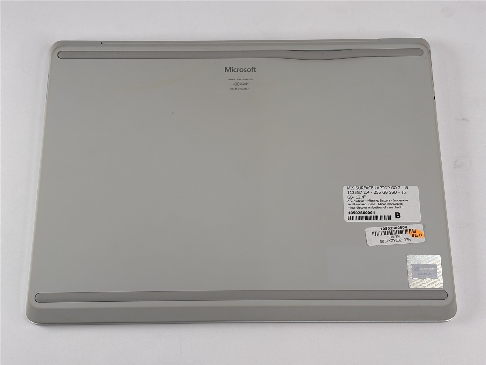Surface Laptop Go 2 12.4″ i5-1135G7 16GB 256GB Lightweight Business