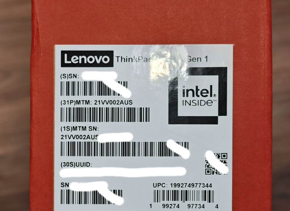Lenovo ThinkPad X9 15p Aura Edition — Ultra X7 358H 32GB RAM 1TB SSD 2.8K OLED
