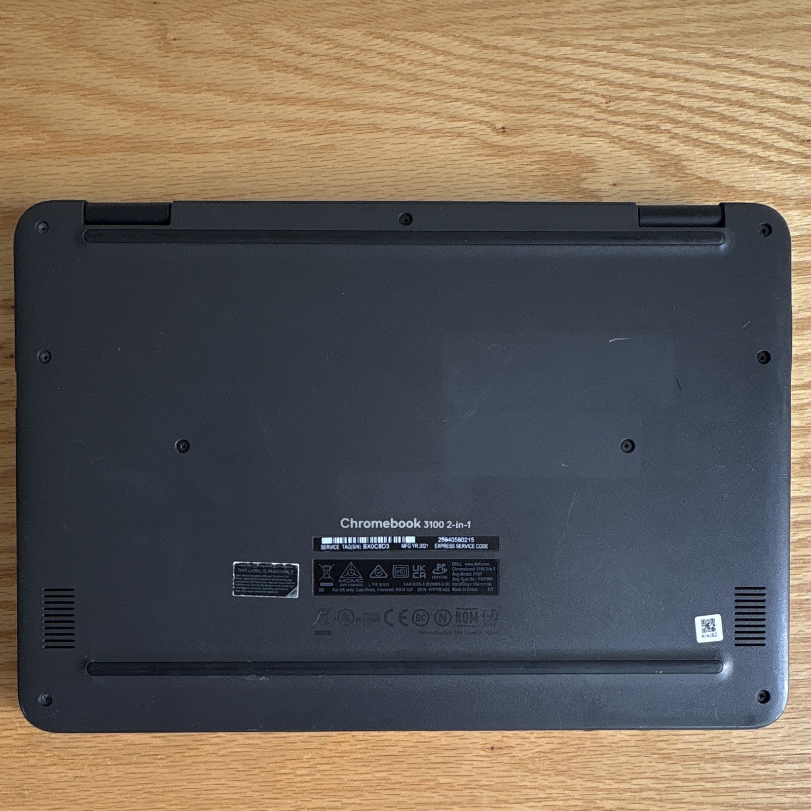 Dell Chromebook 3100 2-in-1 11.6″ 32GB Chrome Fully Functional NO CHARGER